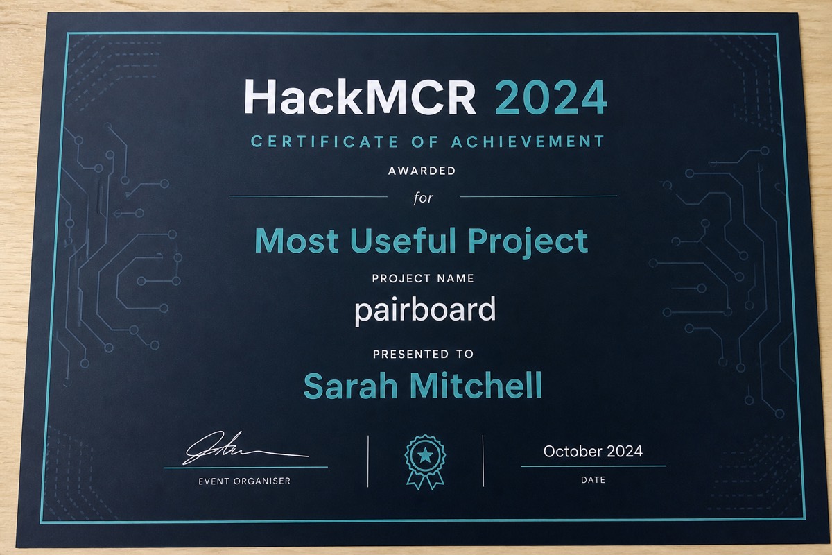 HackMCR 2024 — Most Useful Project